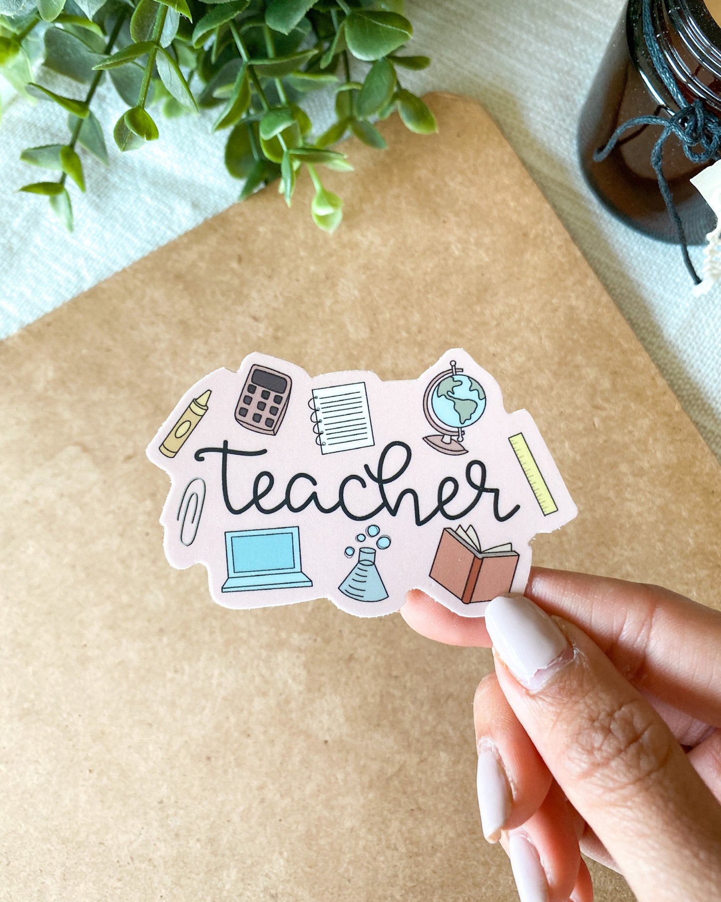 Teacher Supplies Sticker