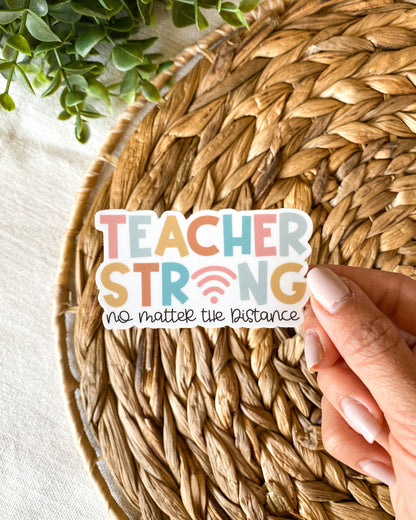 Teacher Strong Wifi Sticker
