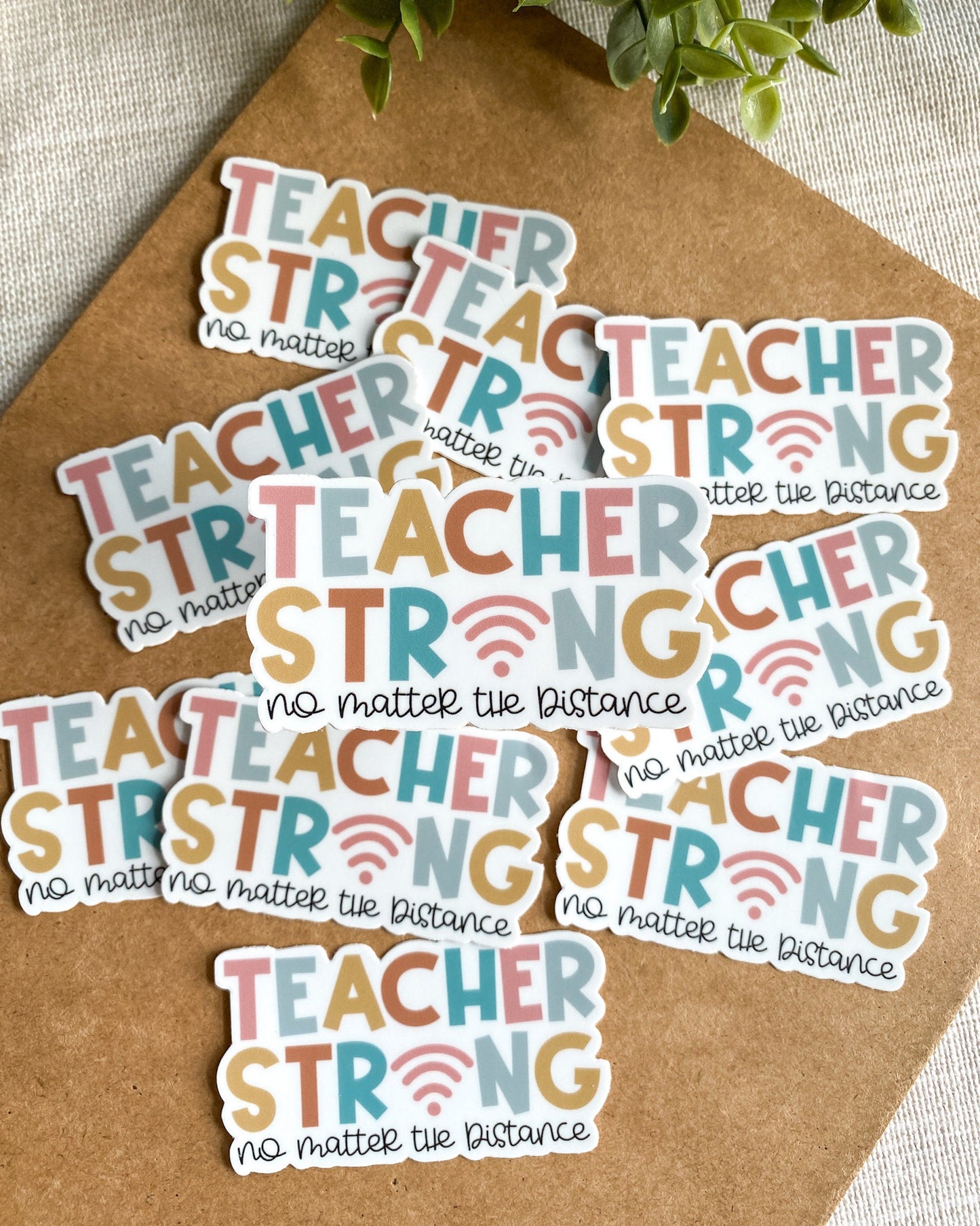 Teacher Strong Wifi Sticker