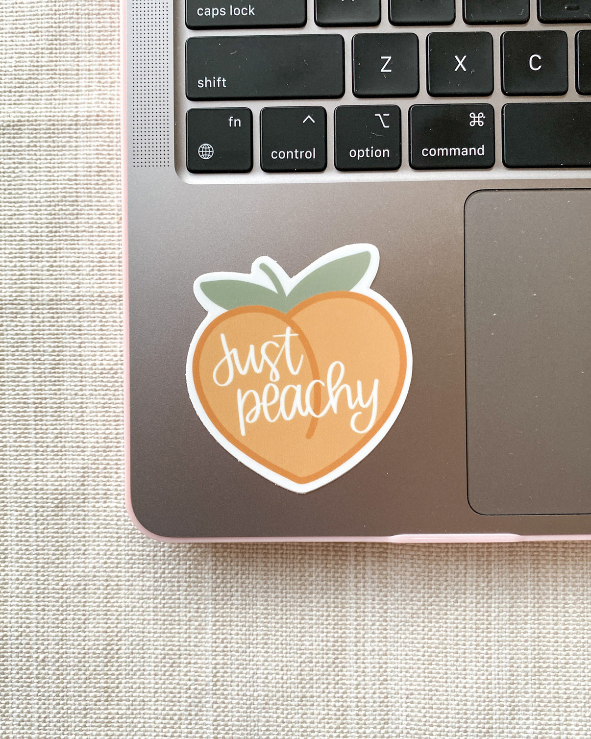 Just Peachy Sticker – Created By Christine