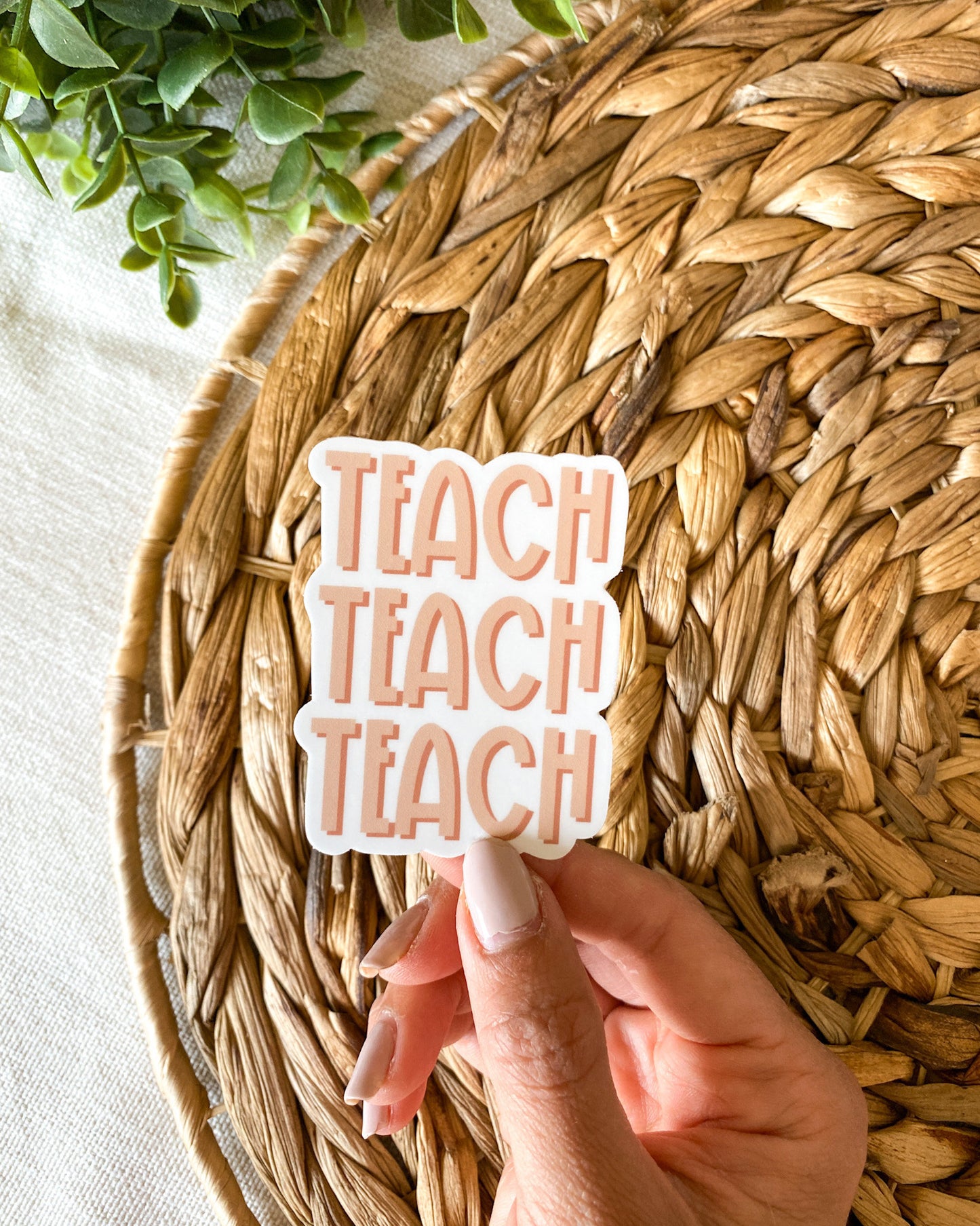 Teach Teach Teach Sticker