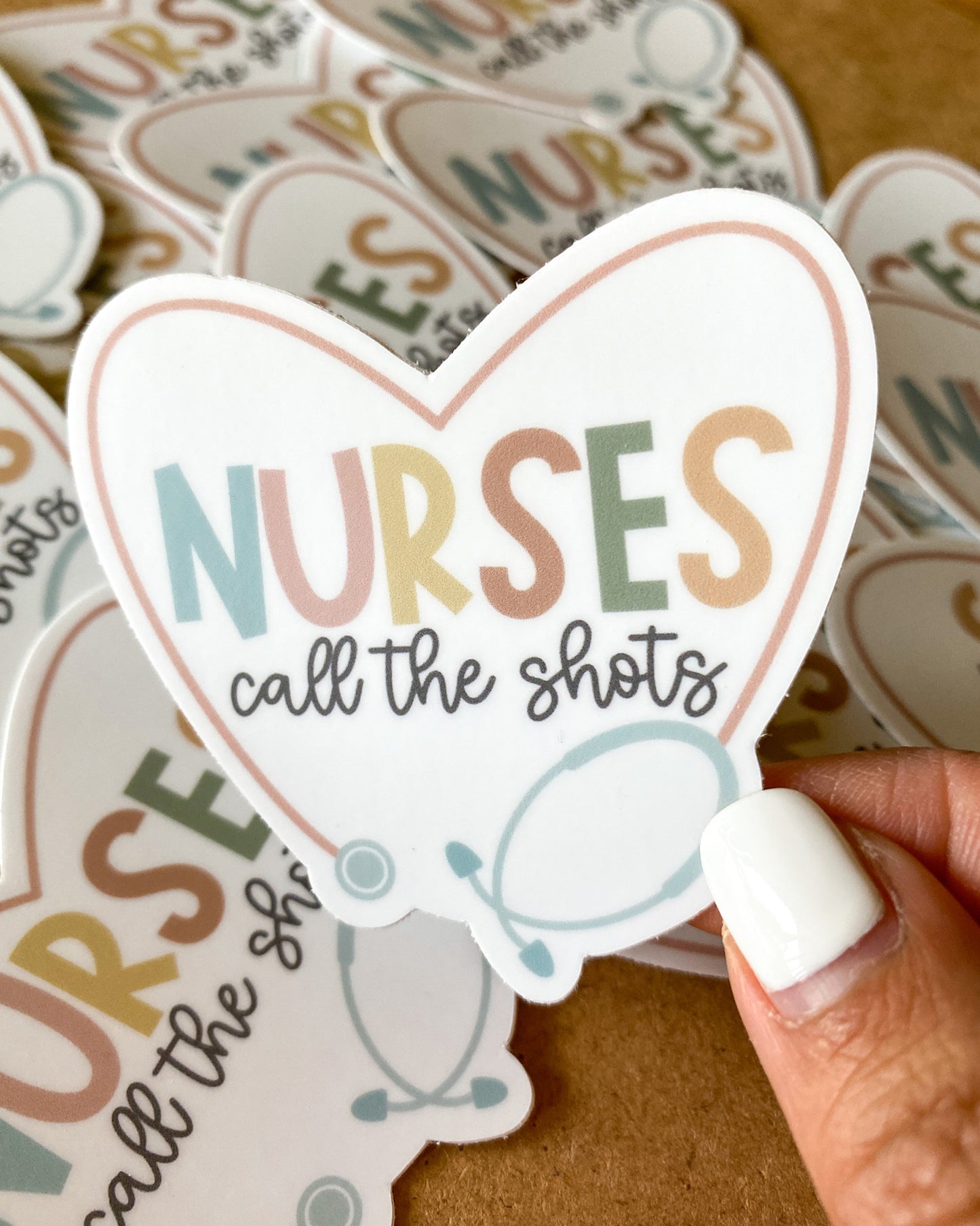 Nurses Call The Shots Sticker